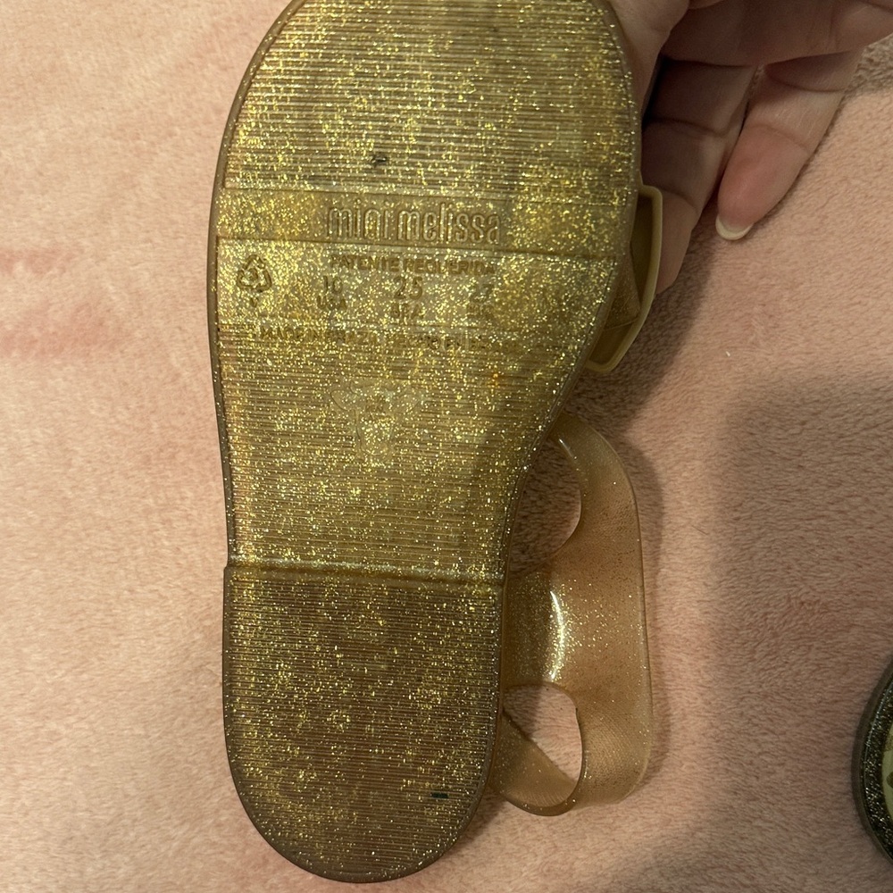 Mini Melissa Tan Sandals with Bow - Picture 4 of 4